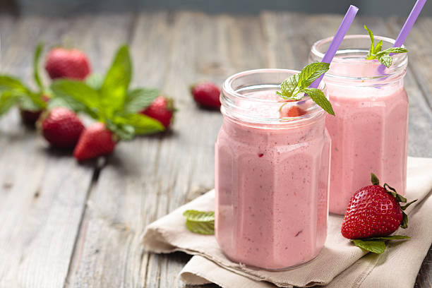 Licuado de fresas