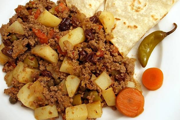 Picadillo de carne molida