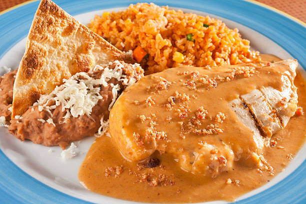 Pollo en salsa de queso