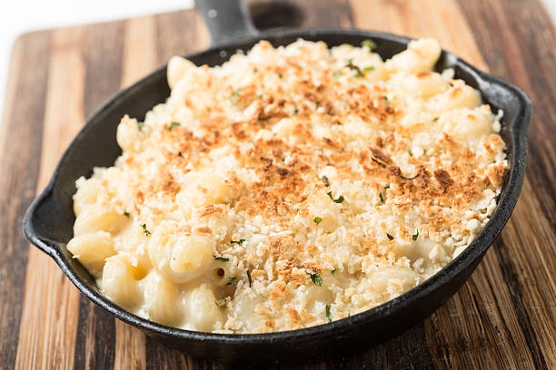 Macarrones con queso de soja