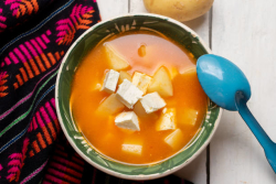 Preparar Caldo de queso