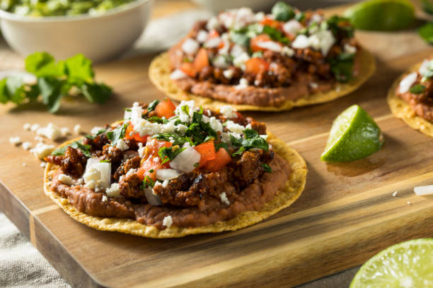 Tostadas de res