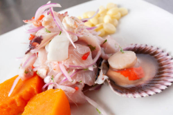 Preparar Ceviche de pescado y ostiones