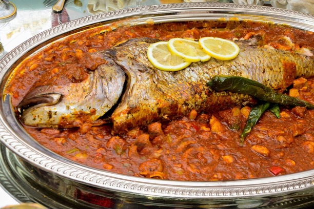 Huachinango en salsa de tomate