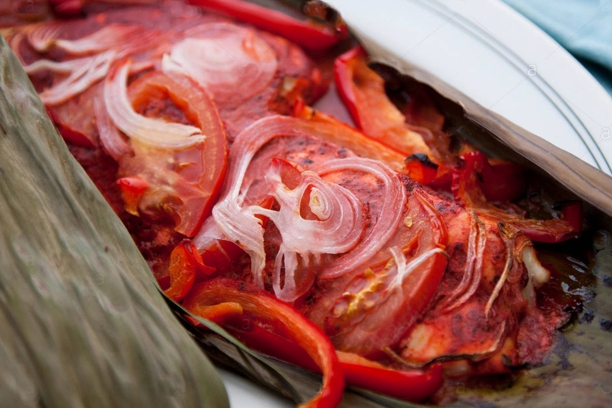 Pescado pibil